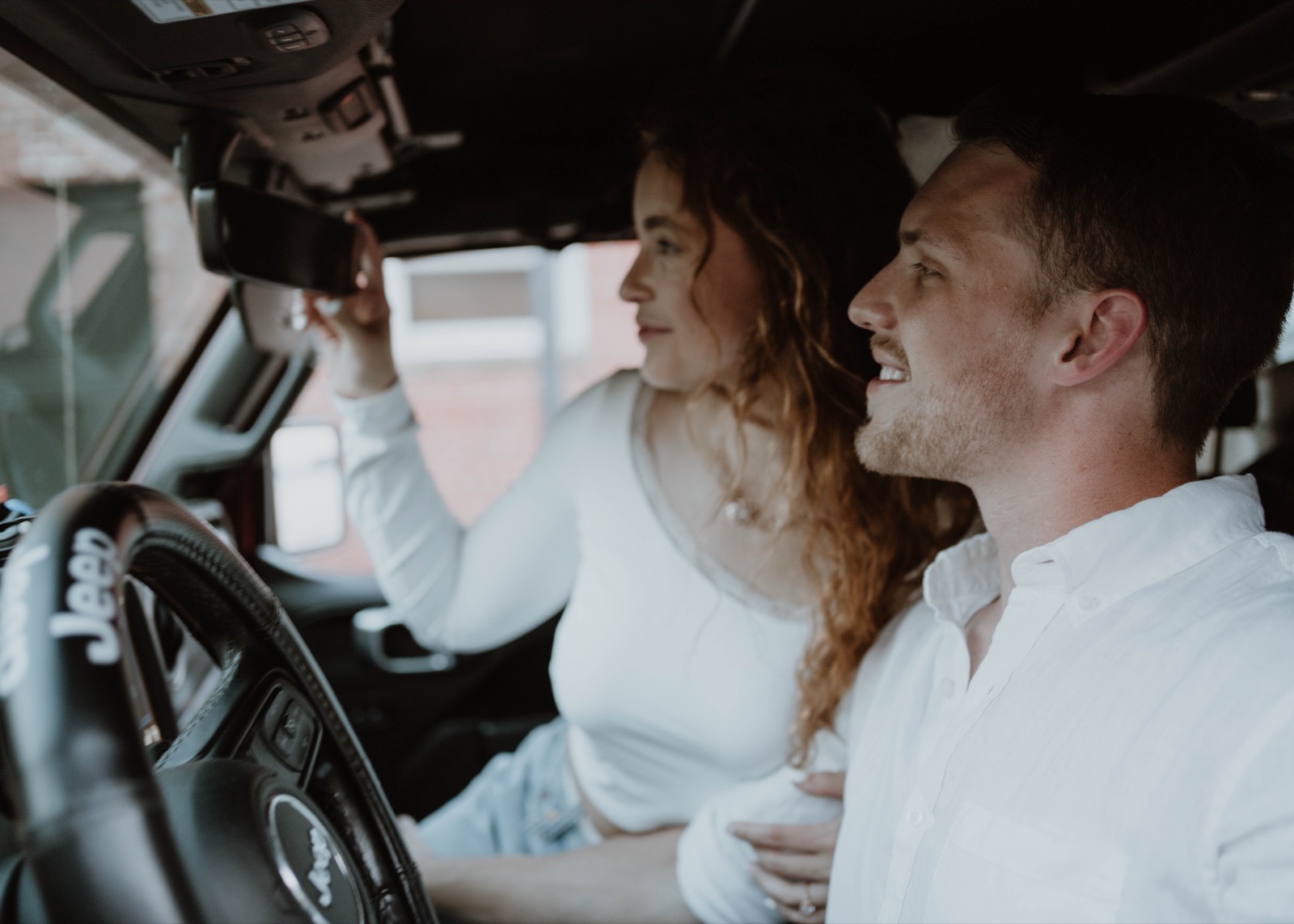 Kaylee and Tyler sharing a drive together